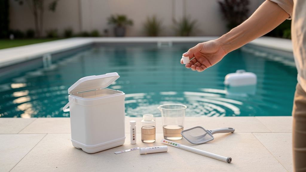 Comment faire baisser le pH d'une piscine pas à pas ?