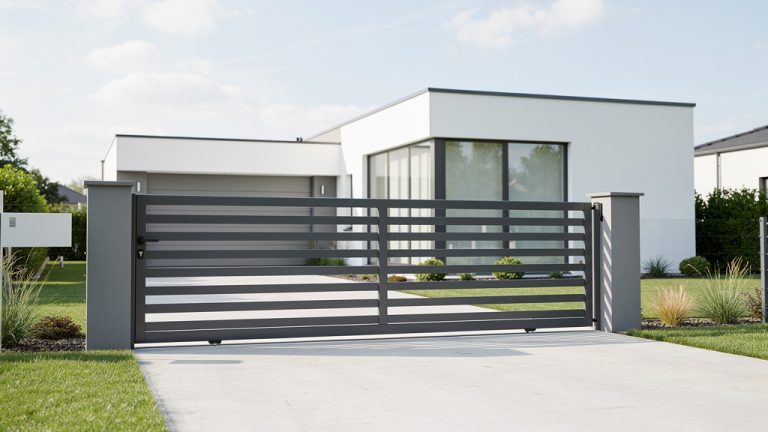 Portail autoportant en aluminium : une solution pratique pour sécuriser son entrée