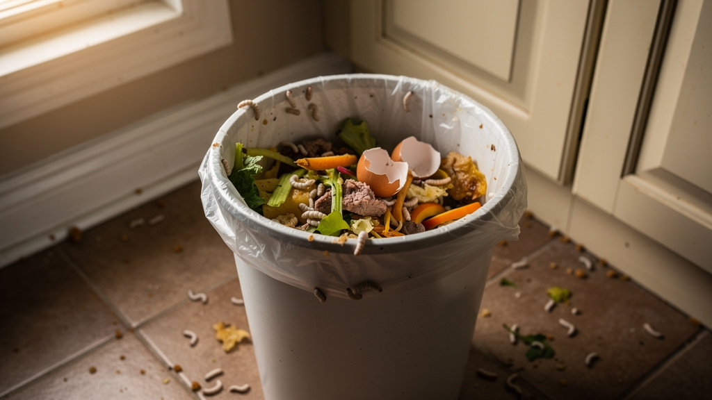 Pourquoi ai-je des asticots chez moi ?