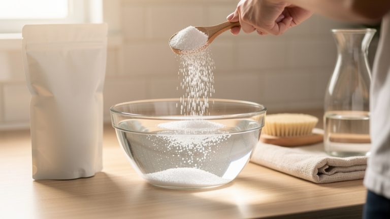 Dosage percarbonate de soude pour la terrasse : le guide complet 2026