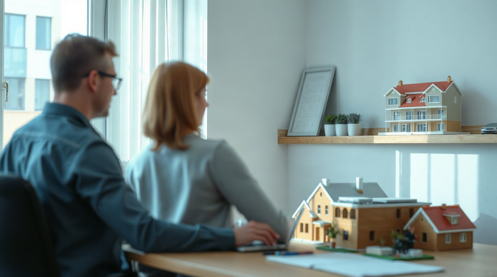 Conseiller expliquant des aides logement