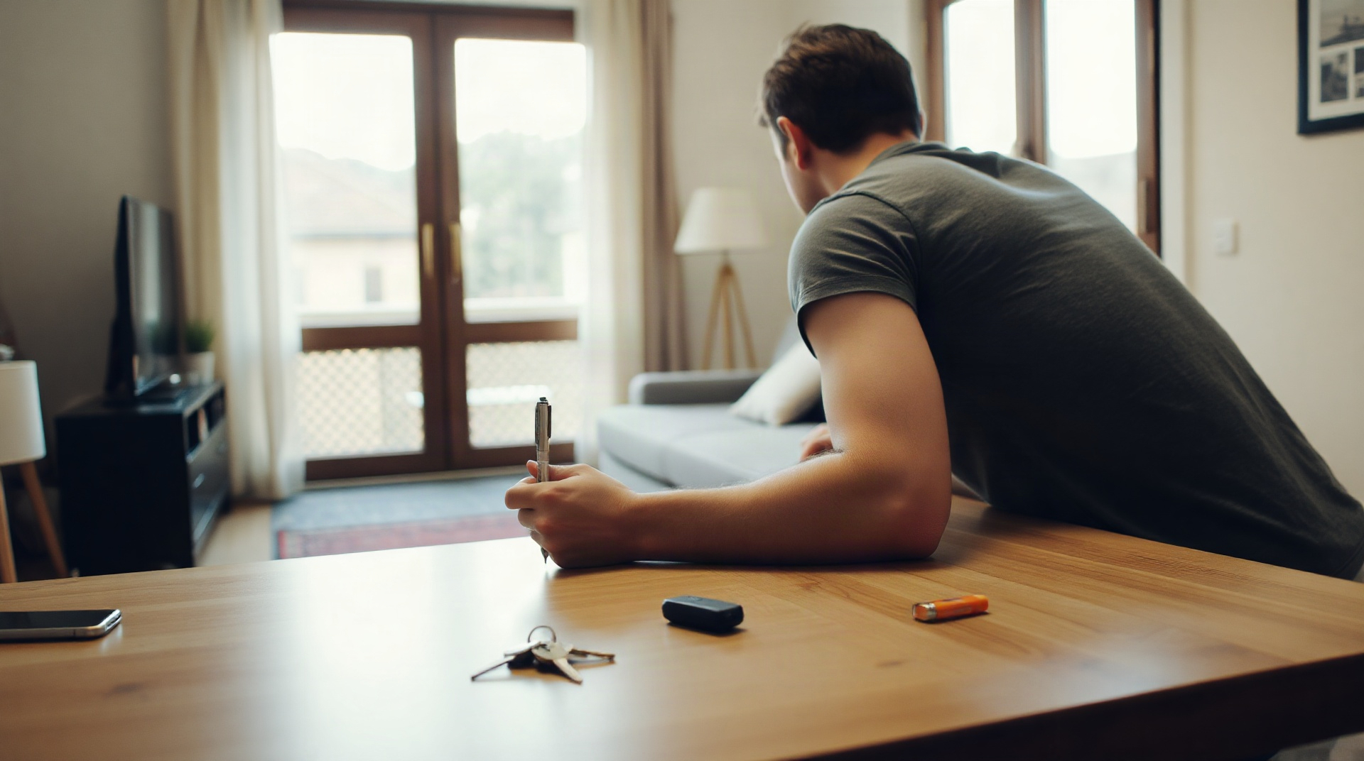 Locataire signant un contrat de location